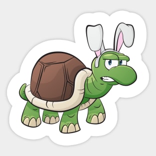 The Tortoise and the Hare Sticker